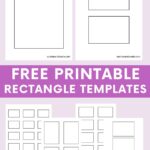 free printable rectangle templates