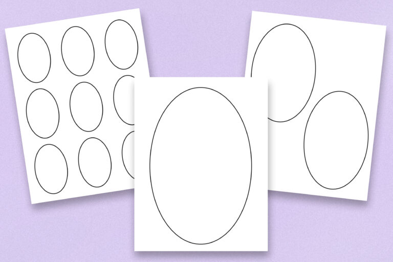 oval templates