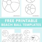 free printable beach ball templates