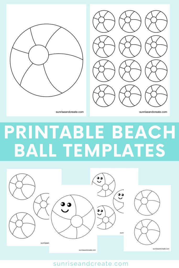 free-beach-ball-printable-templates