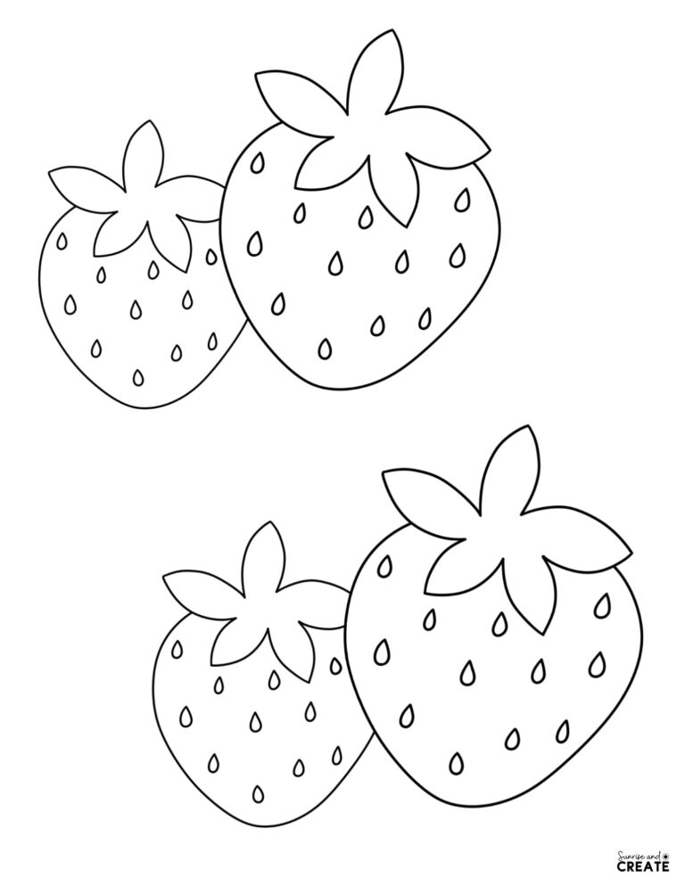 Free Printable Strawberry Templates