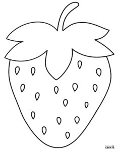 Free Printable Strawberry Templates