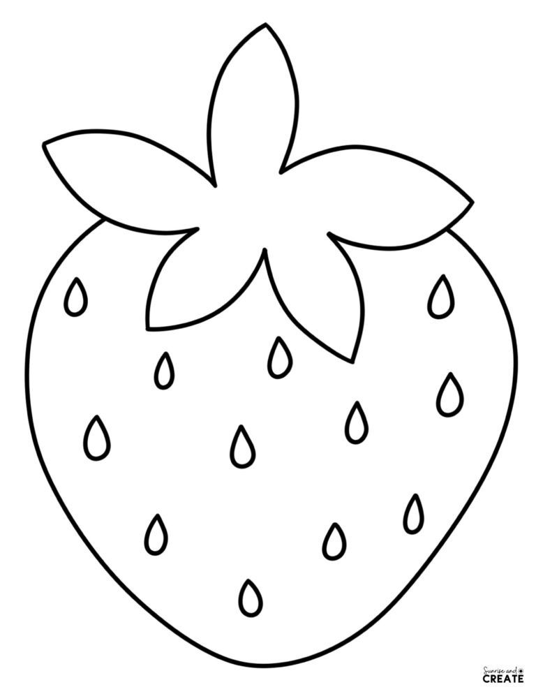 Free Printable Strawberry Templates