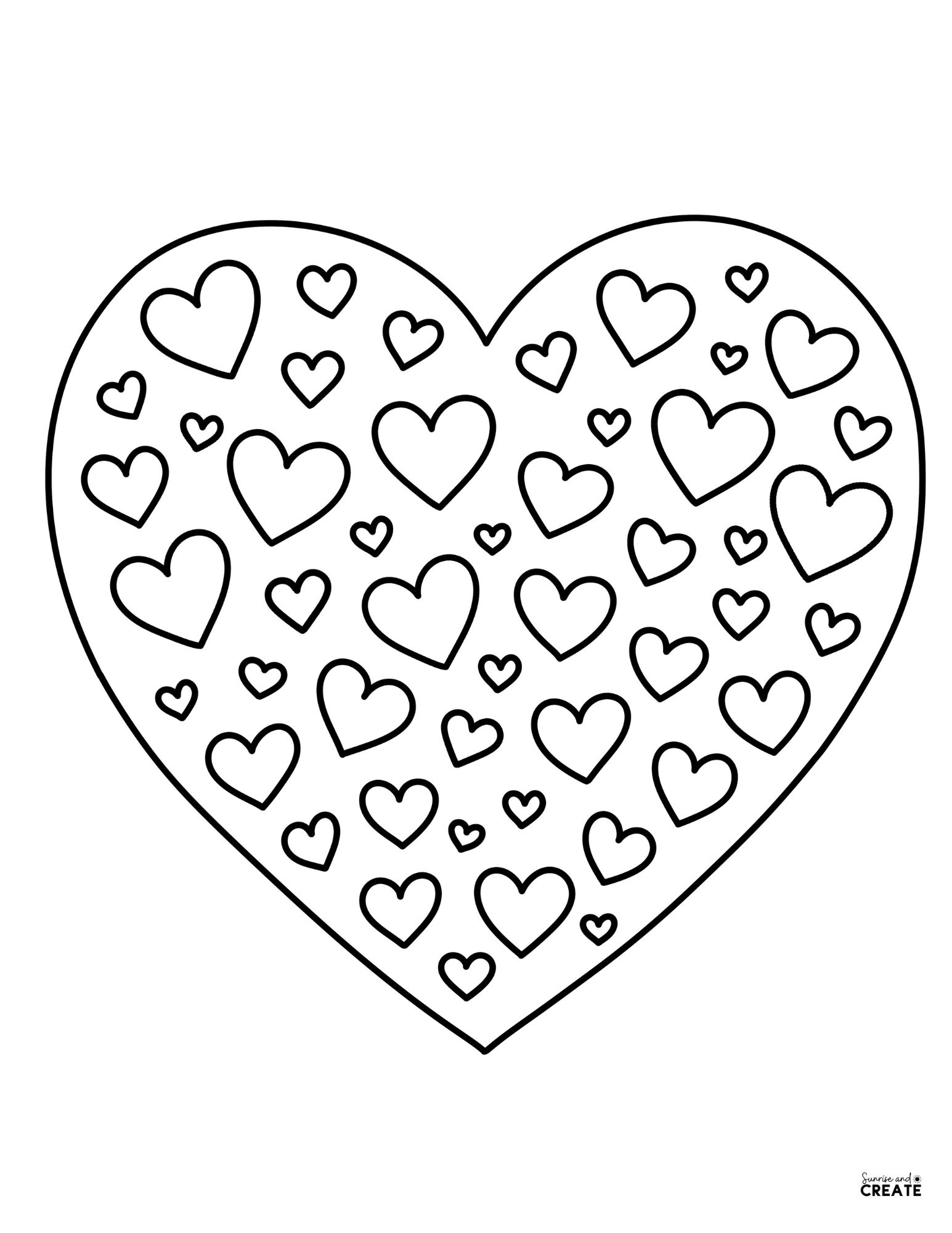 Heart Coloring Page