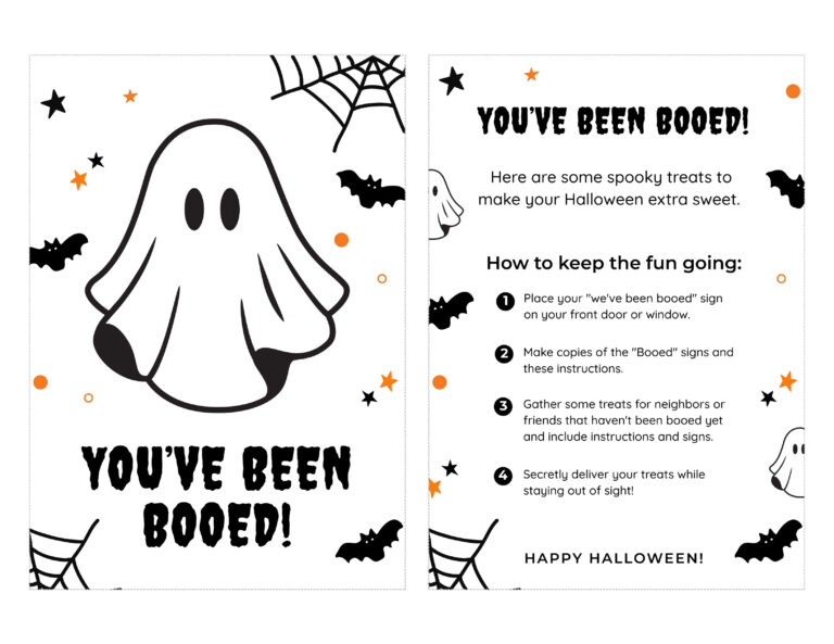You’ve Been Booed Printables - Free Printables