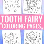 free tooth fairy coloring pages