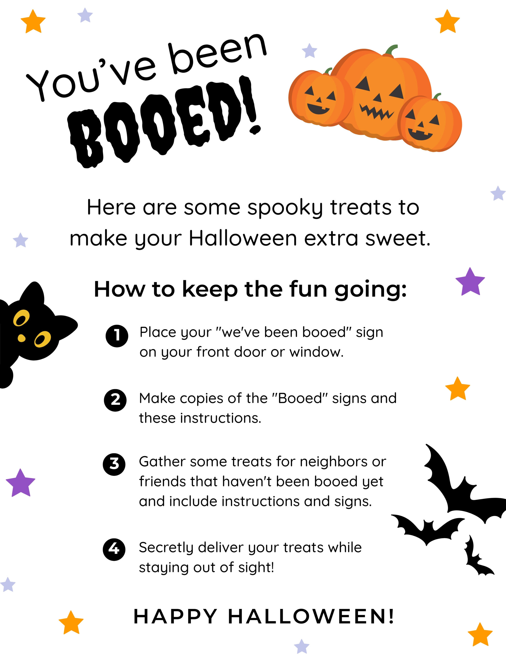 you've been booed printable instructions 