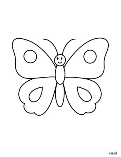 simple butterfly