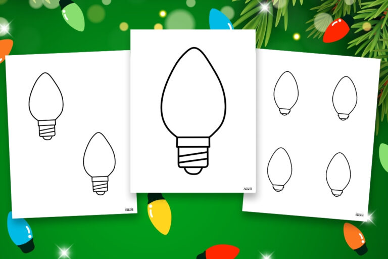christmas light templates