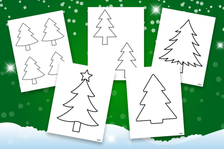 christmas tree templates