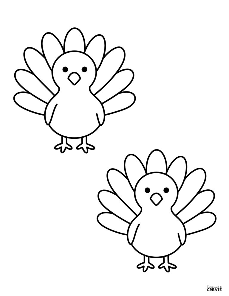 Turkey templates free printables